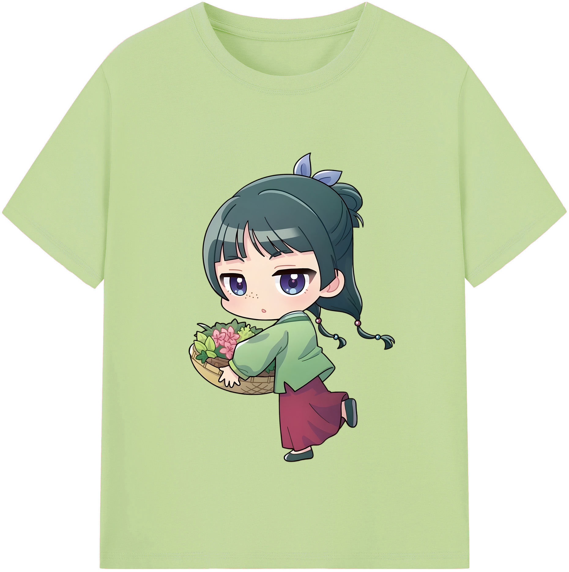 （画像用） 薬屋のひとりごと The Apothecary Diaries 綿100％半袖Tシャツ（フロントプリント）